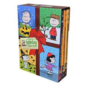 Peanuts Deluxe Holiday Collection DVD Set Christmas Thanksgiving Great Pumpkin